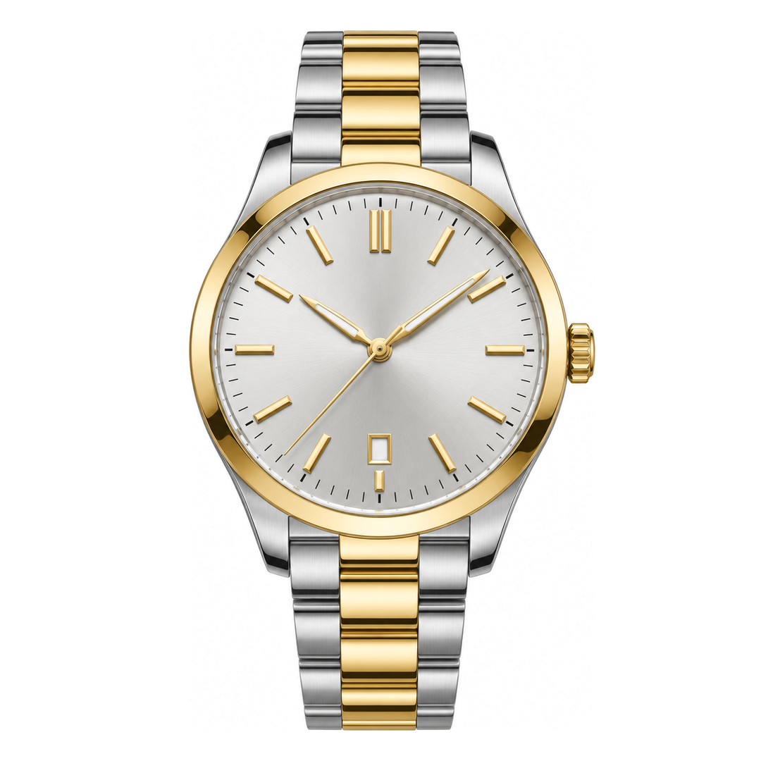 Two-Tone Steel Gold Watch