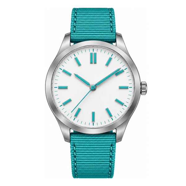 Teal White Field Watch